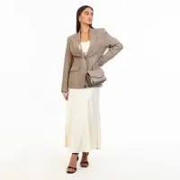 Сумка женская мессенджер на магнитах, 20&times;4&times;13 см, серая