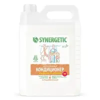 Кондиционер-ополаскиватель для белья Synergetic &laquo;Миндальное молочко&raquo;, гипоаллергенный, биоразлагаемый, 5 л