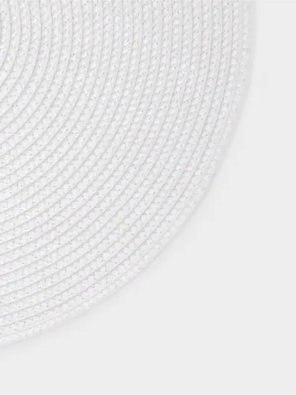 Салфетка сервировочная &laquo;Доляна. Классика&raquo;, белая, d=38 см