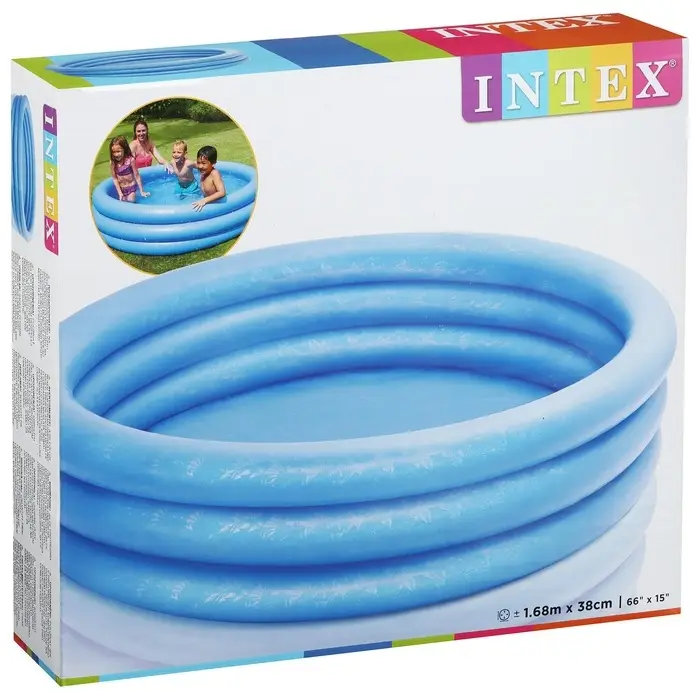 Бассейн надувной INTEX &laquo;Кристалл&raquo;, 168&times;38 см, от 2 лет, 58446NP INTEX