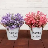 Искусственный цветок в горшке &laquo;Садовый рай&raquo;, колокольчики, 11&times;20 см, МИКС