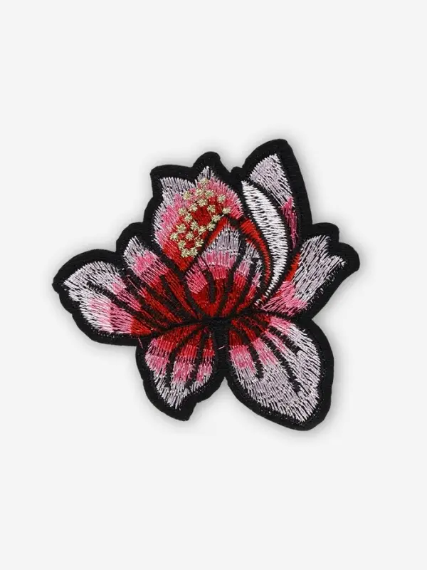 Термоаппликация «Лотос», 8.5×8 см, розовая Термоаппликация «Лотос», 8.5×8 см, розовая