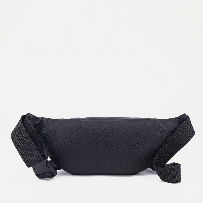 Поясная сумка на молнии TEXTURA, цвет чёрный Поясная сумка на молнии TEXTURA, цвет чёрный