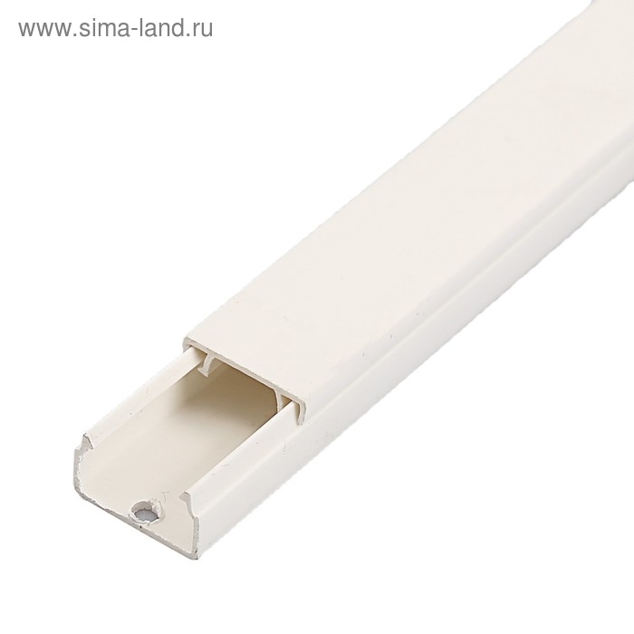 Кабель-канал IEK ECOLINE, 15х10 мм, L=2000 мм, пластик, белый Кабель-канал IEK ECOLINE, 15х10 мм, L=2000 мм, пластик, белый