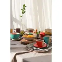 Чайная пара керамическая Доляна «Морской мир», чашка 200 мл, блюдце d=14,5 см, цвет красный Чайная пара керамическая Доляна «Морской мир», чашка 200 мл, блюдце d=14,5 см, цвет красный