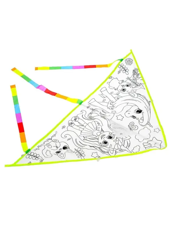 Воздушный змей-раскраска Funny toys, 80 см