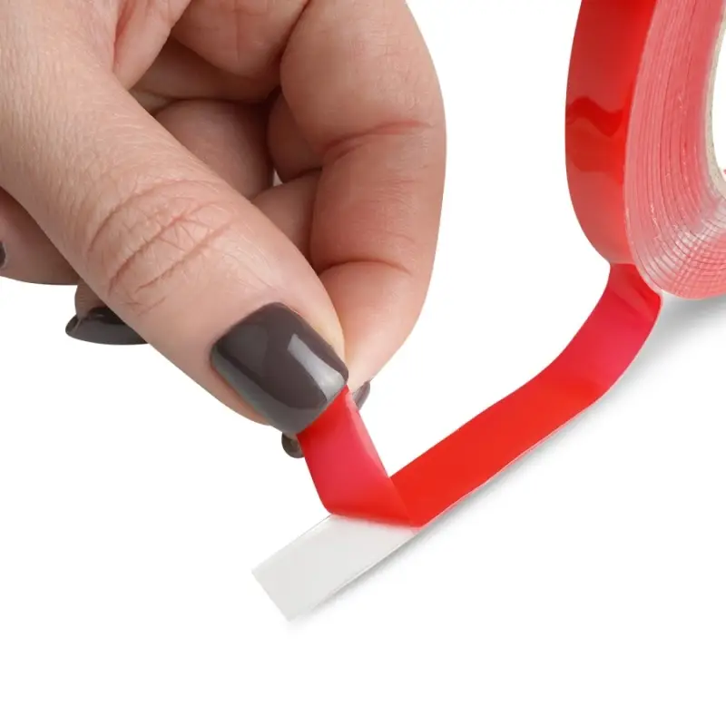 Лента клейкая двусторонняя AVS SCH-027 9 mm x 5 m акриловая основа (прозрачная)