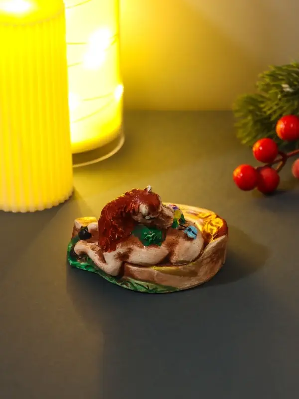 Фигура Фигура "Жеребенок на подкове" 8х8х6,5 см