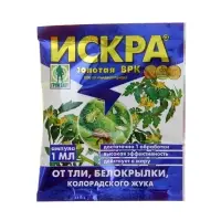 Инсектицид «Искра Золотая», средство от колорадского жука, ампула, 1 мл