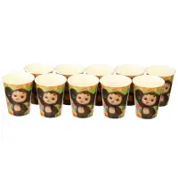 Стакан одноразовый бумажный, 250 мл, Чебурашка