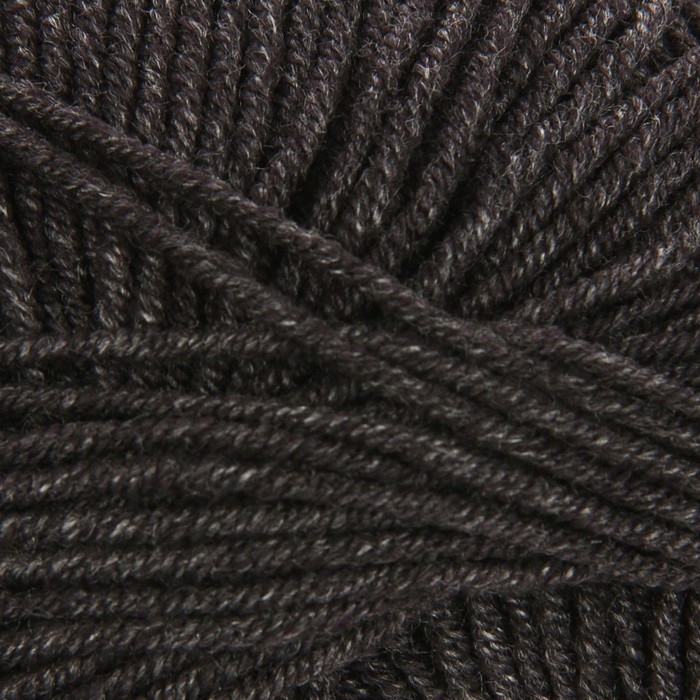 Пряжа Пряжа "Jeans" 55% хлопок, 45% акрил 160м/50гр (28 антрацит)