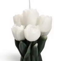Свеча интерьерная &laquo;Тюльпаны&raquo;, 95 г, 6.5&times;6&times;8.5 см