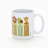 Кружка чайная керамическая &laquo;Таблица умножения&raquo;, 320 мл