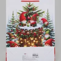 Пакет подарочный &laquo;Сказочные гномы&raquo;, 33&times;10&times;42.5 см