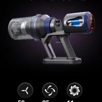 Вертикальный пылесос HYV-S7970 470мл 500Вт серый