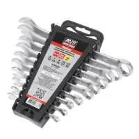 Набор ключей гаечных комбинированных на держателе (6-19 мм) (10 предметов) AVS K3N10P