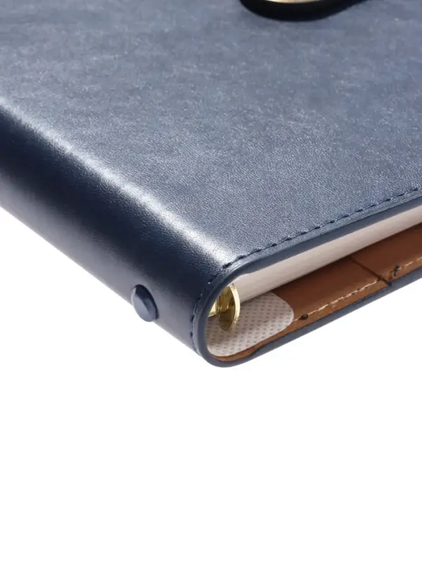 Органайзер на кольцах, C6, с хлястиком, 80л, линия, к/зам, Синий Органайзер на кольцах, C6, с хлястиком, 80л, линия, к/зам, Синий