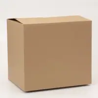Коробка складная, бурая, для упаковки, хранения и переезда, 40&times;31&times;36 см