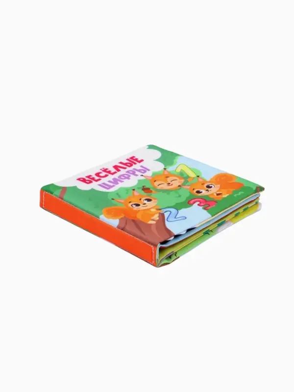 Книжка-шуршалка Крошка Я &laquo;Веселые цифры&raquo;, 12&times;12 см