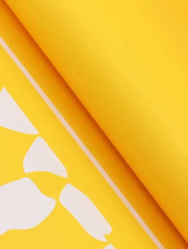 Пленка флористическая для цветов, жёлтая, 57&times;57 см