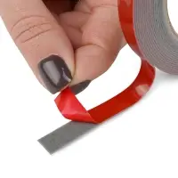 Лента клейкая двусторонняя AVS SCH-030 9 mm x 5 m акриловая основа (серая)