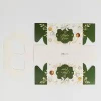 Коробка для капкейка «Бело-золотой», 16 х 8 х 10 см