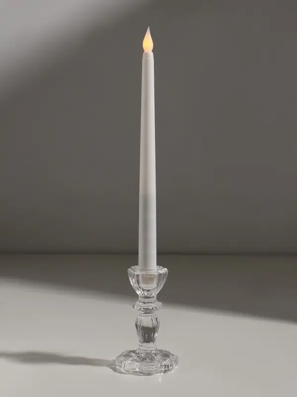 Подсвечник стекло  Подсвечник стекло "Бутон на ножке" прозрачный d=2,2 см 7х7х11 см