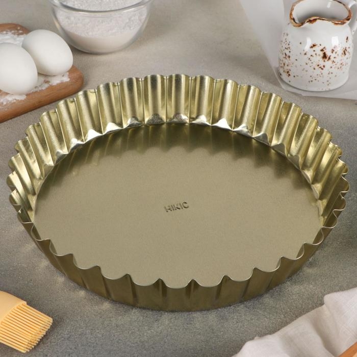 Форма для выпечки торта «Солнце», d=27,5 см , h=5,5 см, антипригарное покрытие, цвет МИКС