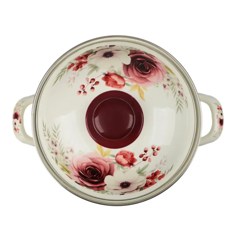 Кастрюля эмалированная VETTA Лаура, 18см, 2л, индукция