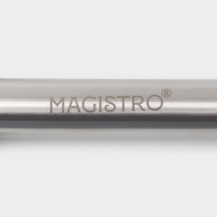 Овощечистка Magistro Solid, нержавеющая сталь, цвет хромированный Овощечистка Magistro Solid, нержавеющая сталь, цвет хромированный