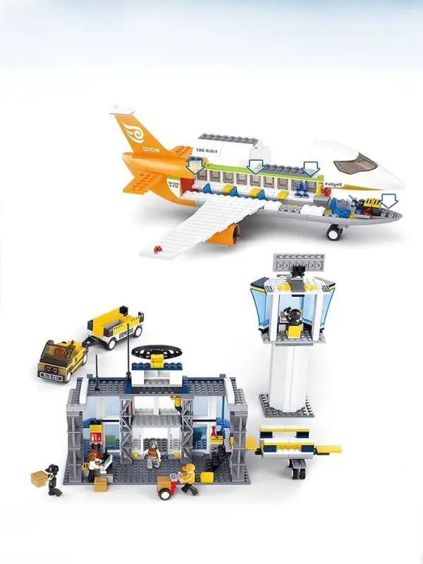 Конструктор Sluban &laquo;Международный аэропорт&raquo;, 678 деталей