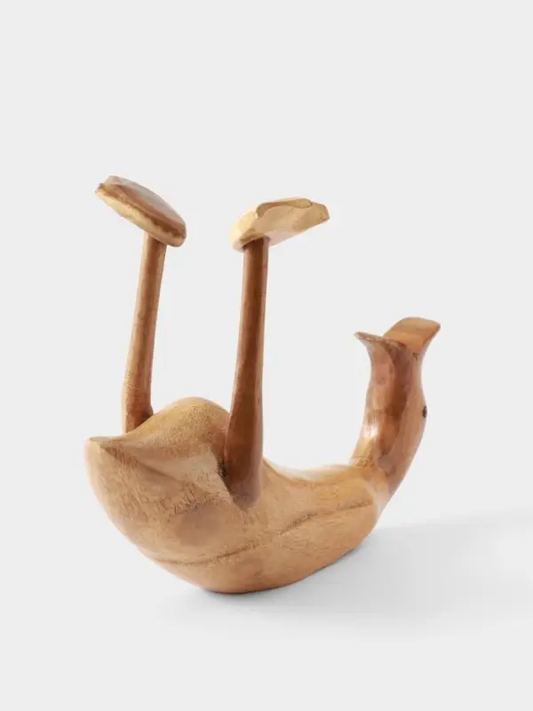 Подставка под бутылку &laquo;Уточка&raquo;, 28&times;14&times;23 см, дерево
