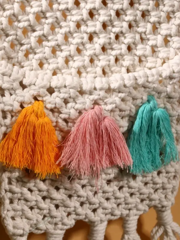 Кармашек текстильный, подвесной, 22&times;50 см, белый