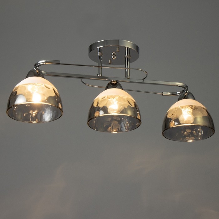 Люстра Люстра "Аквила" 3хЕ27 40Вт хром 45х15х22 см BayerLux