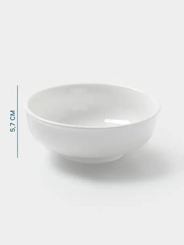 Тарелка глубокая Hanna Kn&ouml;vell, 600 мл, d=15.7 см, фарфор, белая