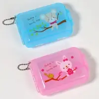 Таблетница с цепочкой, 9.5&times;6.5&times;3 см, 7 секций, МИКС