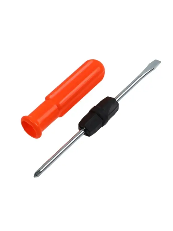 Отвертка комбинированная ЛОМ, 2 в 1, пластиковая рукоятка, PH1/SL5&times;70 мм