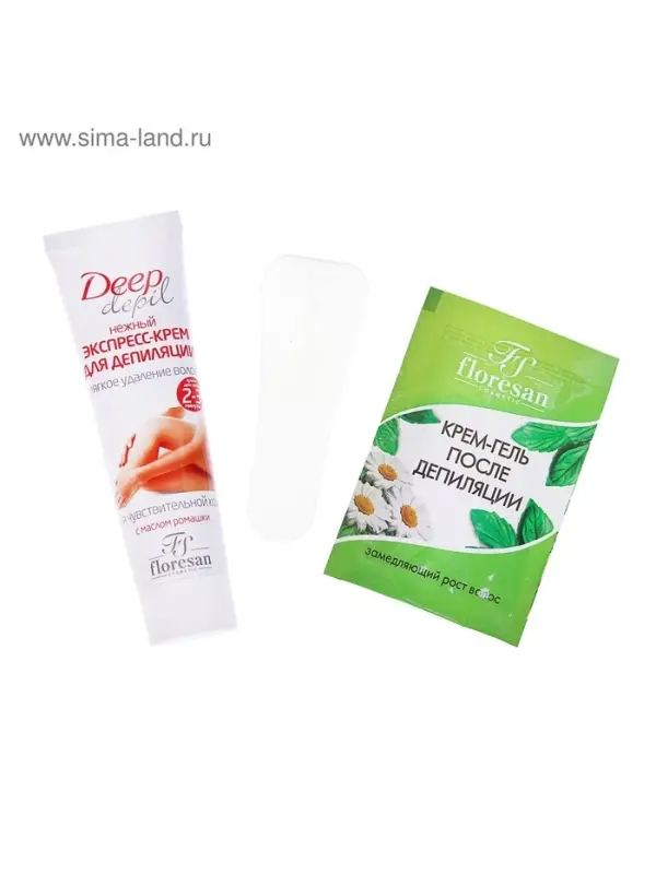 Экспресс-крем для депиляции Floresan Deep Depil нежный, для чувствительной кожи, 100 мл