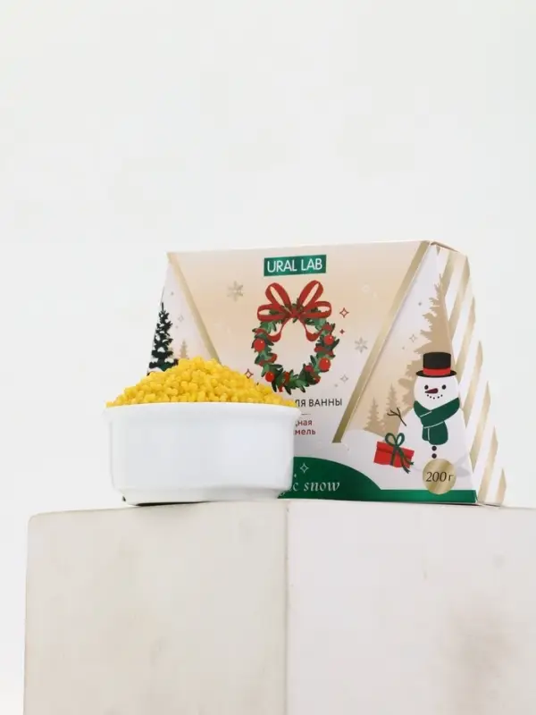 Жемчуг для ванны Magic snow, аромат ягодная карамель, 200 г, URAL LAB Жемчуг для ванны Magic snow, аромат ягодная карамель, 200 г, URAL LAB