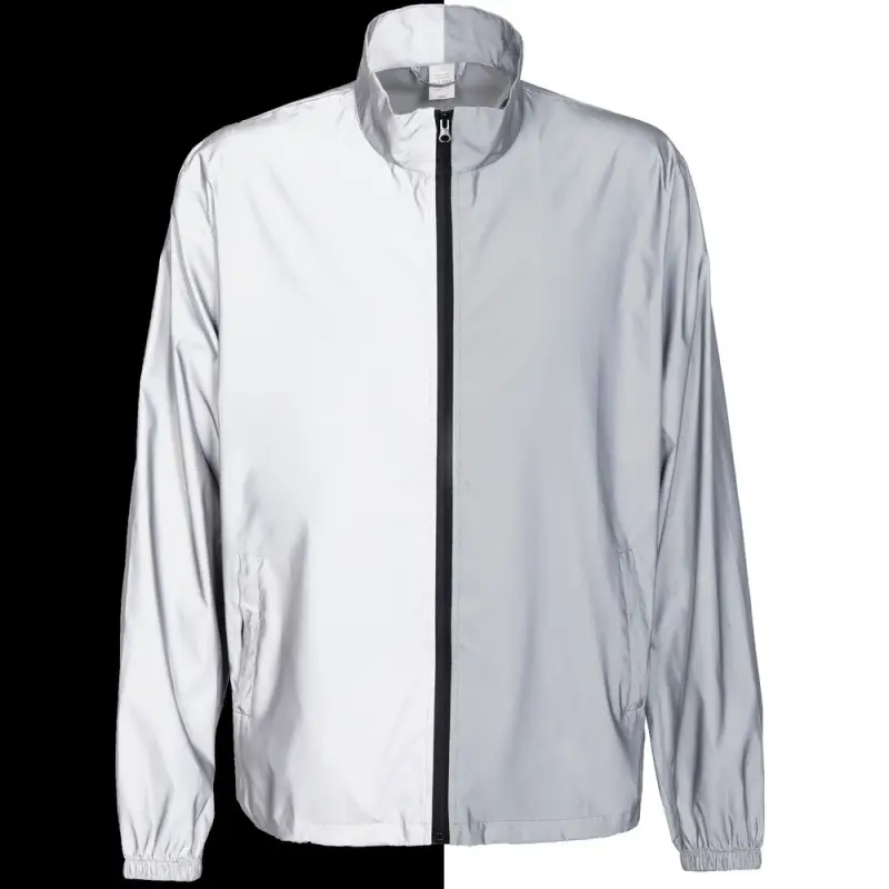 Ветровка Manifest 2.0 из светоотражающей ткани, серая, размер XS/S Ветровка Manifest 2.0 из светоотражающей ткани, серая, размер XS/S