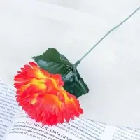 Цветы искусственные «Гвоздика», h=25 см, оранжевые