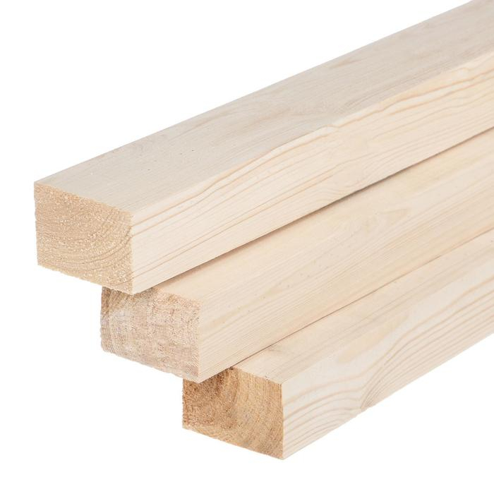Брусок профилированный СОСНА сухой, строганный, 300х5х5см "Лесопилка 166"
