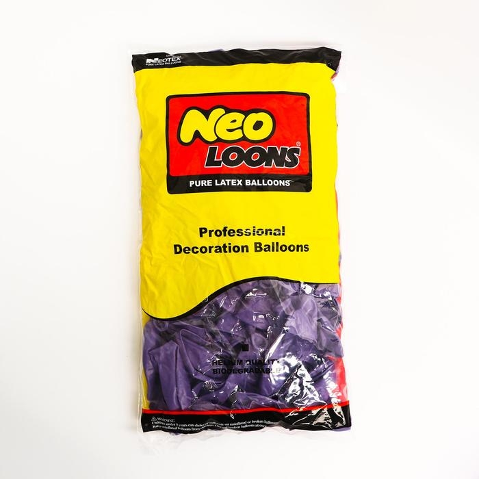 Шар латексный 10 Шар латексный 10", макарун, набор 100 шт., цвет лиловый