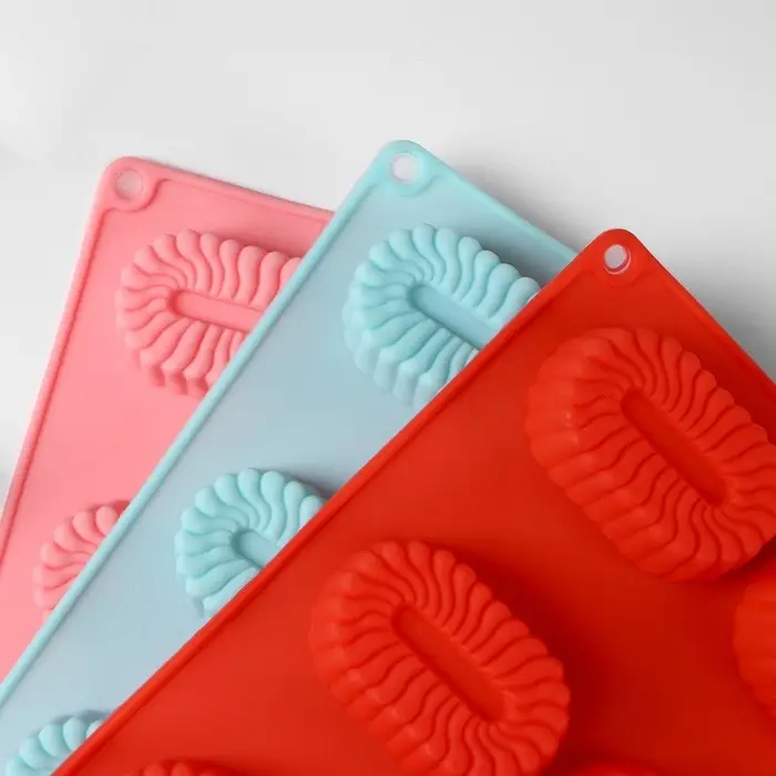 Форма для выпечки Доляна «Адель», силикон, 28×16×2 см, 8 ячеек, красная Форма для выпечки Доляна «Адель», силикон, 28×16×2 см, 8 ячеек, красная