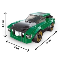 Конструктор машина 10 в 1 UNICON Mechanics, 195 деталей, 6+