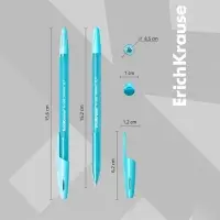 Набор ручек шариковых 4 штуки R-301 Spring, узел 0.7 мм, чернила синие, длина линии письма 1000 метров, европодвес