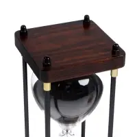 Часы песочные &laquo;Бесконечность&raquo;, на 30 минут, 25&times;9.5 см, чёрный песок