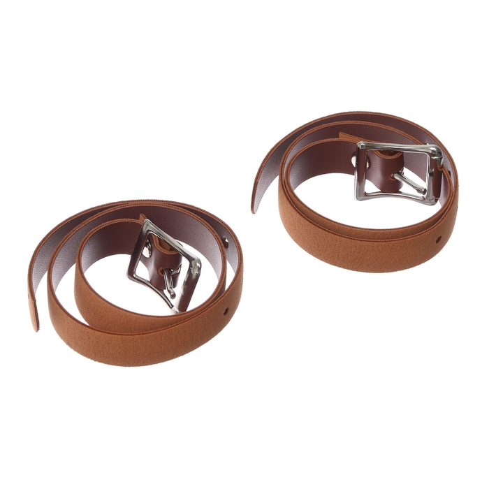 Тренчики из кожи, 500 мм, коричневый, набор 2 шт Тренчики из кожи, 500 мм, коричневый, набор 2 шт