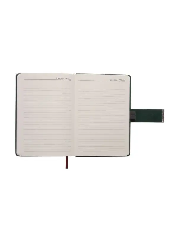 Ежедневник недатированный формат А5, с хлястиком, 112л, линия, пвх, Зеленый Ежедневник недатированный формат А5, с хлястиком, 112л, линия, пвх, Зеленый