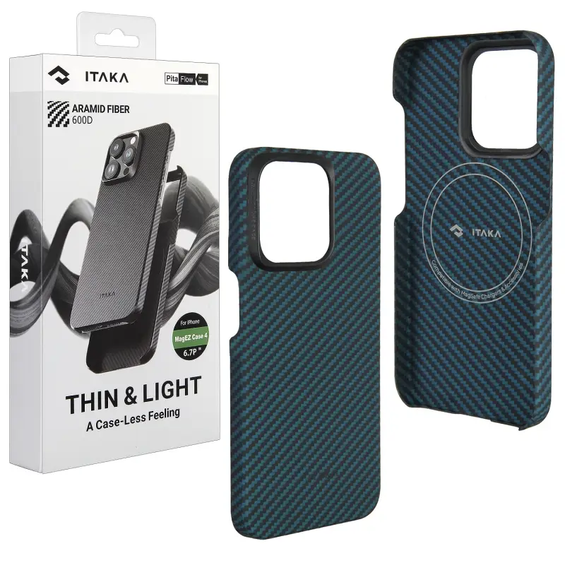 Чехол iPh 15 Pro Max ITAKA MagEZ Blue Чехол iPh 15 Pro Max ITAKA MagEZ Blue